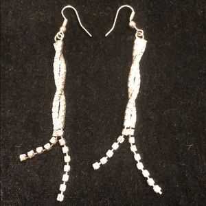 Rhinestones Earnings (Costume Jewelry)